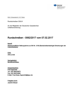 RS Wissenschaftliche Stellungnahme zur BK 2109 Nur Text