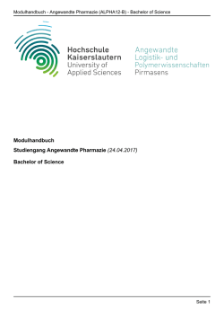 Modulhandbuch - campusboard