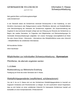 Gymnasium - BG.Feldkirch