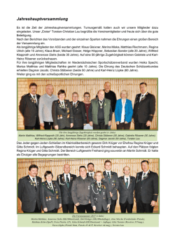 Hauptversammlung - asg