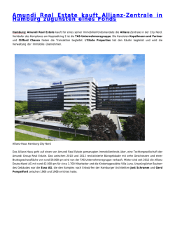 Amundi Real Estate kauft Allianz-Zentrale in - Rohmert