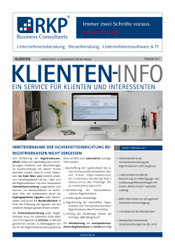 Klienten-Info 0217