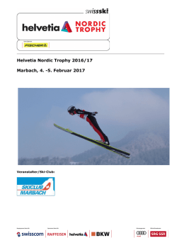 Helvetia Nordic Trophy 2016/17 Marbach, 4. -5