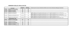 Übersicht ROBINSON Frühbucher Winter 17_18