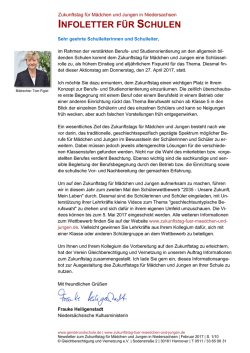infoletter f&uuml;r schulen