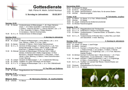 Gottesdienste - Kath. Pfarrei Heiliger Martin Schlo&szlig; Neuhaus