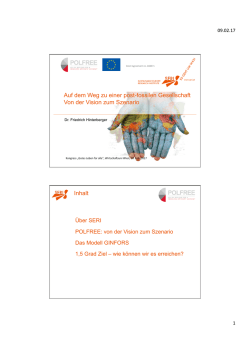 herunter geladen werden - Sustainable Europe Research Institute