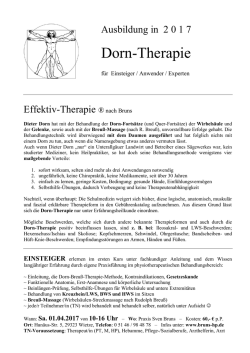Dorn-Therapie