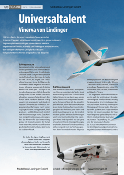 Universaltalent - Modellbau Lindinger