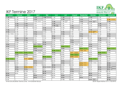 Kalender 2017 - Interessengemeinschaft Kirdorfer Feld