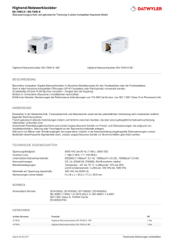 Highend-Netzwerkisolator