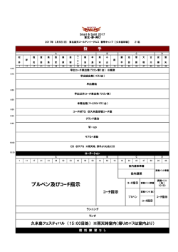ブルペン及びｺｰﾁ指示