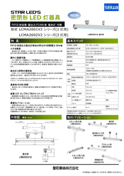 密閉形 LED 灯器具