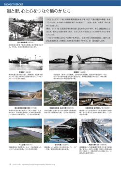 街と街、心と心をつなぐ橋のかたち