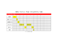 冬のレースごっこ -Final
