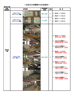 ～広告主さま募集中の広告媒体～