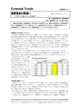 Economic Indicators 定例経済指標レポート