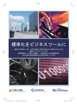 標準化をビジネスツールに（PP）（PDF：1.8MB）
