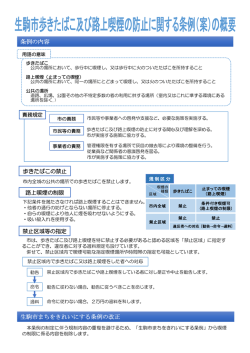 条例の内容 生駒市まちをきれいにする条例の改正