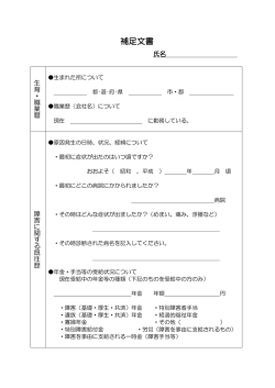 補足文書
