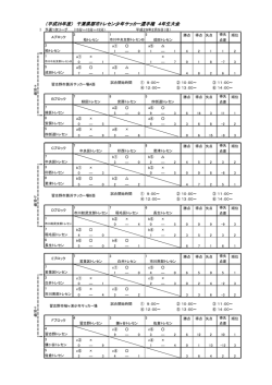 （平成28年度） 千葉県郡市トレセン少年サッカー選手権 4年生大会