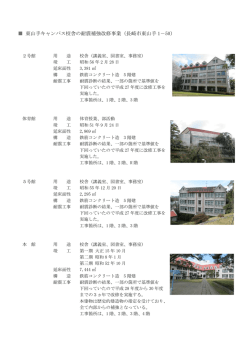 東山手キャンパス校舎の耐震補強改修事業（長崎市東山手 1－50）