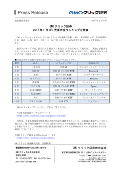 印刷用 - GMOクリック証券