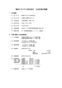 立地計画の概要 - www3.pref.shimane.jp_島根県