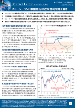 ニュージーランド準備銀行は政策金利を据え置き