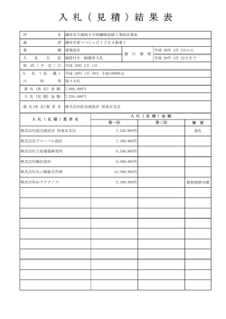 1月30日 調布市立滝坂小学校擁壁改修工事設計委託(PDF文書)