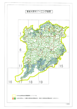 豊後大野市ゾーニング全図