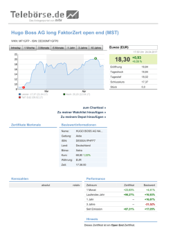 Hugo Boss AG open end (MST)