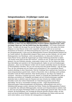Integrationskurs: 24-J&auml;hriger rastet aus - Vogtland