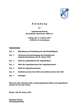 E inladung - KSV Klein