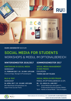 Social Media for StudentS - Ruhr