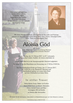 G&ouml;d Aloisia - EB - Uttendorf