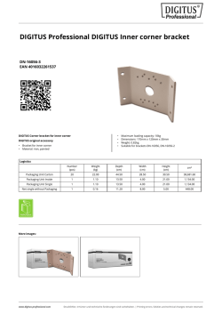 DIGITUS Professional DIGITUS Inner corner bracket