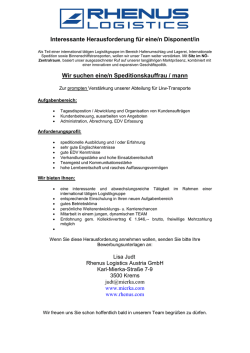 Interessante Herausforderung f&uuml;r eine/n Marketing