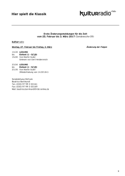 Hier spielt die Klassik