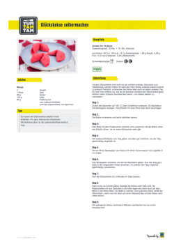Gl&uuml;ckskekse selbermachen