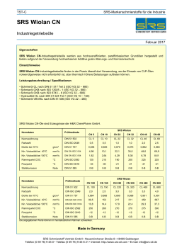 Produktdatenblatt | PDF - SRS Schmierstoff Vertrieb