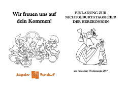 Einladung + Anmeldung Jungschar