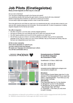 Job Pilots (Einstiegslotse) - Phoenix