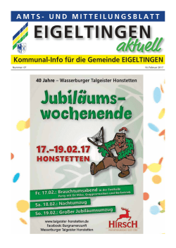 Aktuelles Mitteilungsblatt