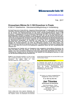 Wärmewende-Info 25 - AktivRegion Schwentine