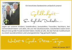 Goldhochzeit - Grenz-Echo