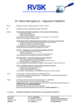 Flyer - Rheinische-Versicherungs-Seminare
