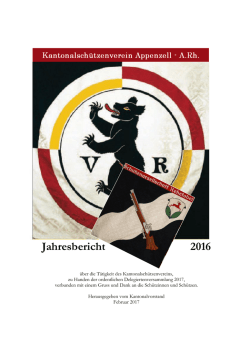 Jahresbericht 2016 - KSV-AR
