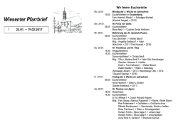 Pfarrbrief Nr. 01-2017