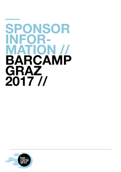 des Grazer Barcamps 2017 zum